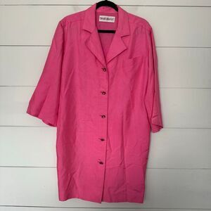 Tom and Linda Platt Women’s One Size Pink Jacket LagenLook Minimalist